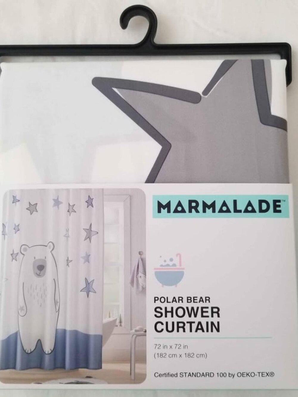 NWT Marmalade 72-Inch x 72-Inch Polar Bear Shower Curtain
